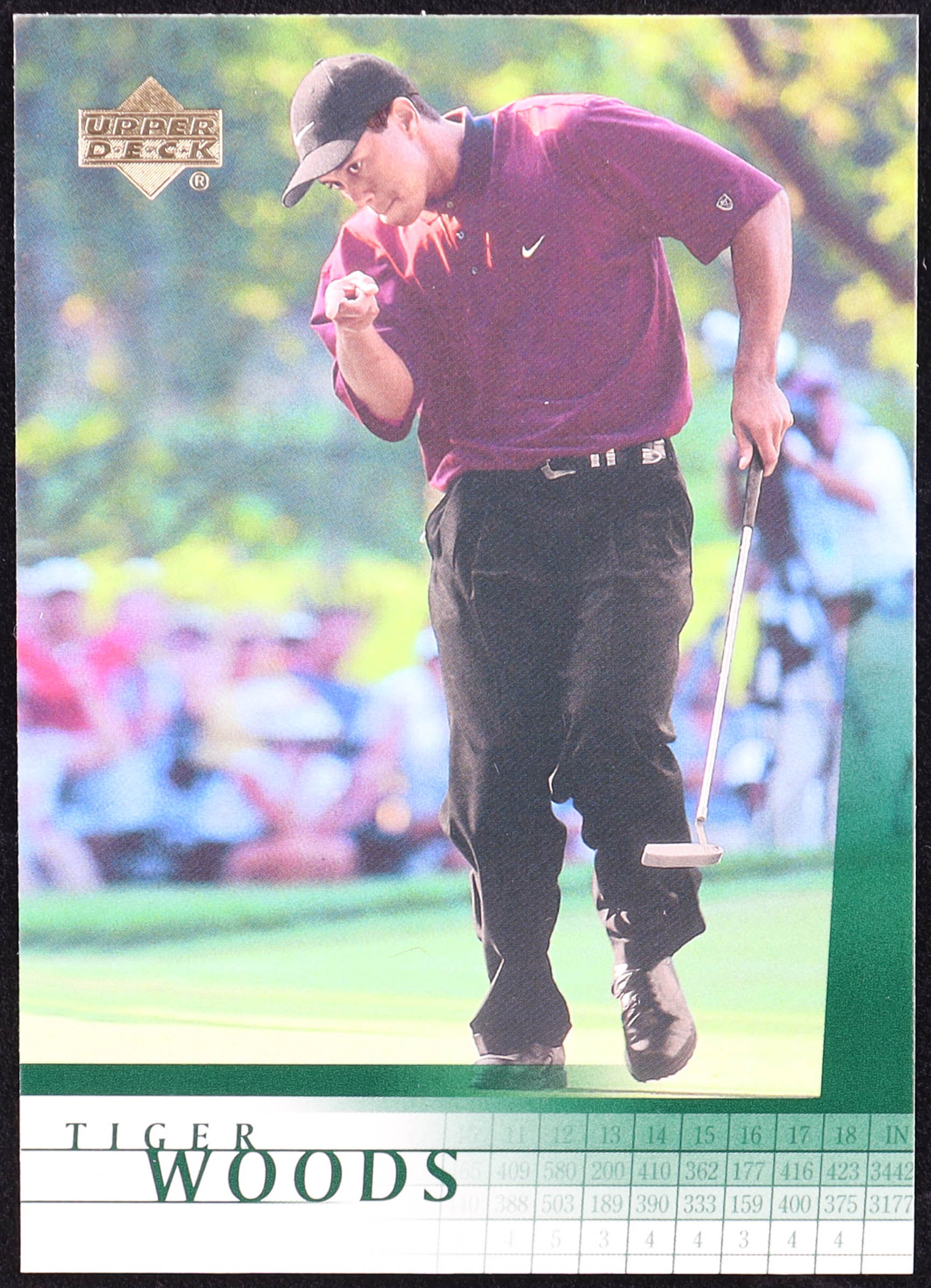 Tiger Woods 2001 Upper Deck #1 RC at PristineAuction.com Tiger Woods 2001 Upper Deck #1 RC at PristineAuction.com