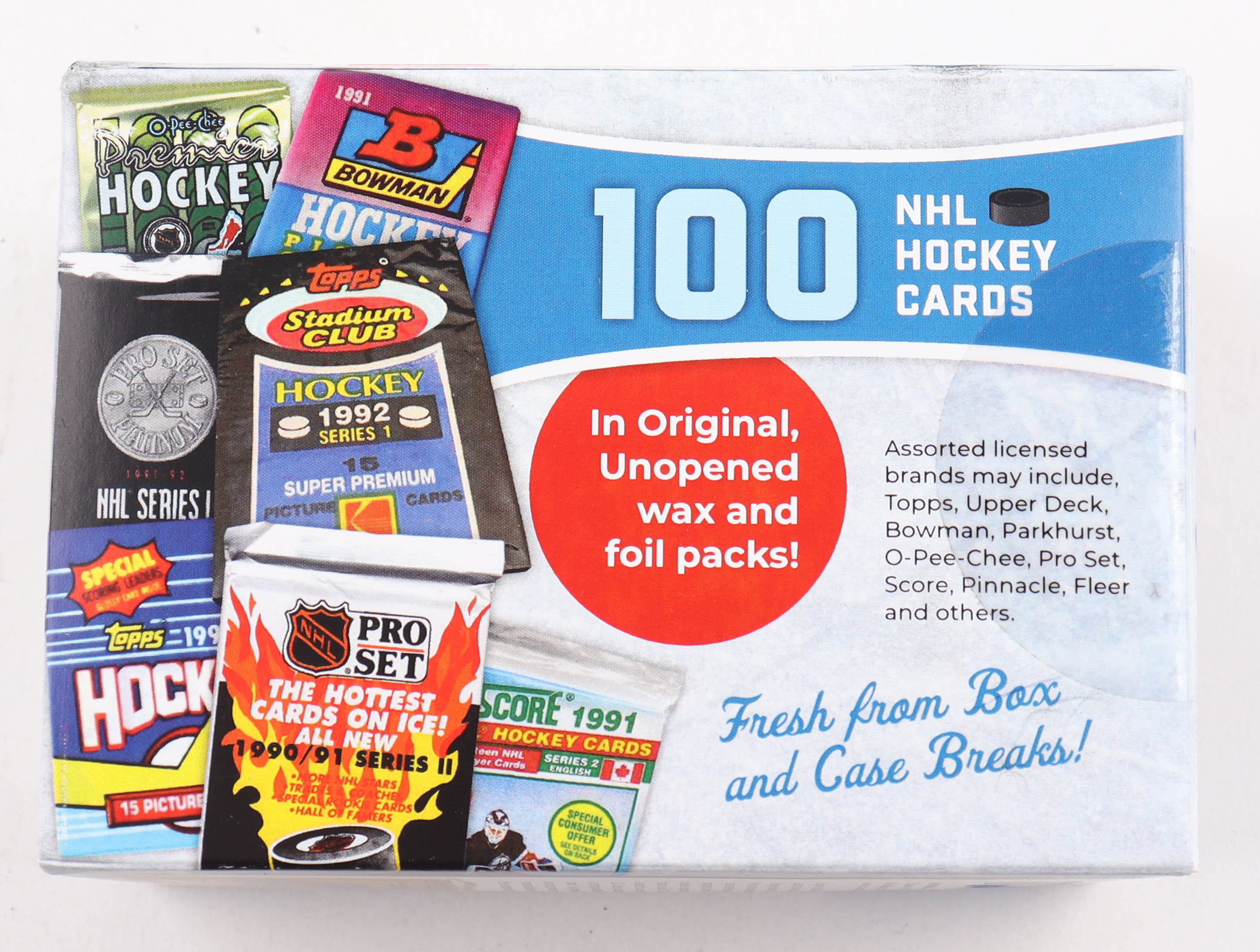 Superior Sports Investments LLC 100 NHL Hockey Cards in Original Blaster Box at PristineAuction.com Superior Sports Investments LLC 100 NHL Hockey Cards in Original Blaster Box at PristineAuction.com