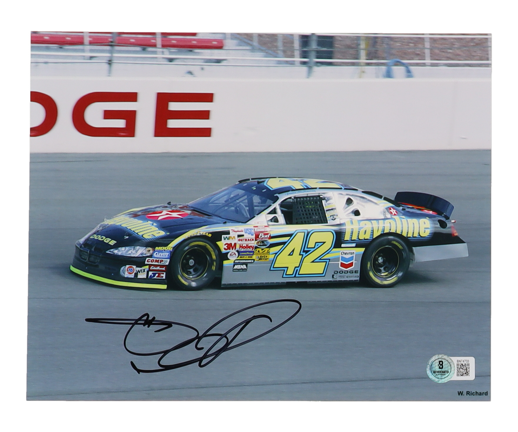 Jamie McMurray Signed NASCAR 8x10 Photo (Beckett) at PristineAuction.com Jamie McMurray Signed NASCAR 8x10 Photo (Beckett) at PristineAuction.com