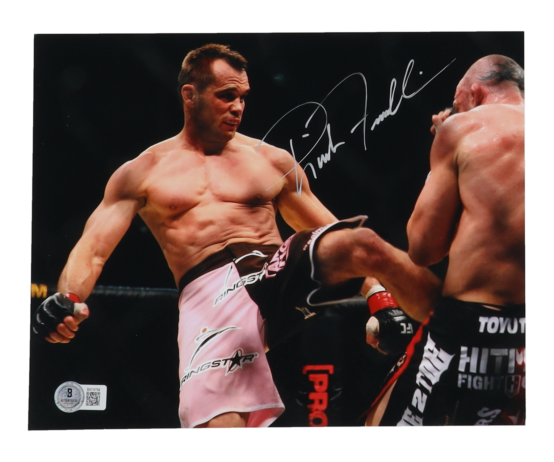 Rich Franklin Signed UFC 8x10 Photo (Beckett) at PristineAuction.com Rich Franklin Signed UFC 8x10 Photo (Beckett) at PristineAuction.com