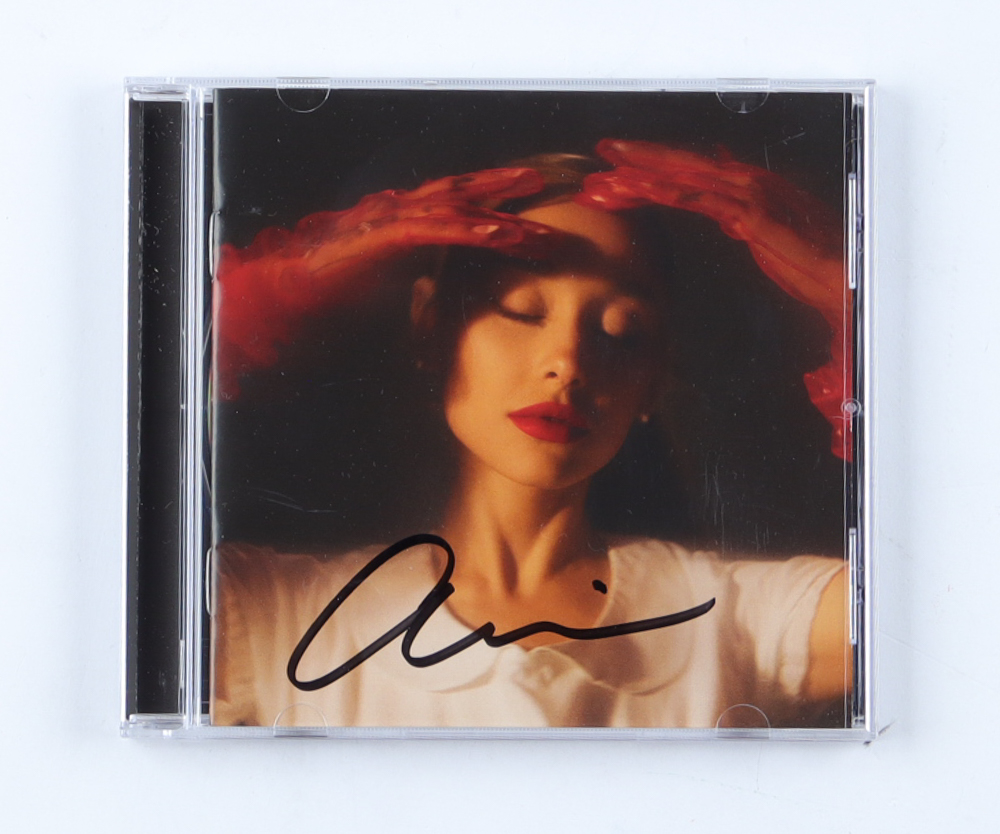 Ariana Grande Signed "Positions" CD Album Cover (JSA) at PristineAuction.com Ariana Grande Signed "Positions" CD Album Cover (JSA) at PristineAuction.com