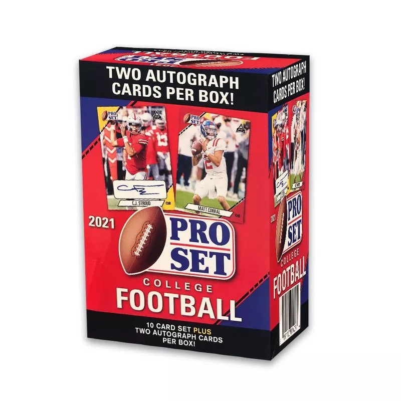2021 Leaf College Football Pro Set Football Trading Card Blaster Box With (12) Cards at PristineAuction.com 2021 Leaf College Football Pro Set Football Trading Card Blaster Box With (12) Cards at PristineAuction.com