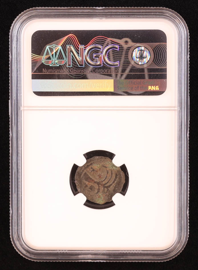 Antonius Felix (AD 52-59) Governors of Judaea Under Claudius AD 54 AE Prutah Ancient Biblical Coin (NGC) at PristineAuction.com Antonius Felix (AD 52-59) Governors of Judaea Under Claudius AD 54 AE Prutah Ancient Biblical Coin (NGC) at PristineAuction.com