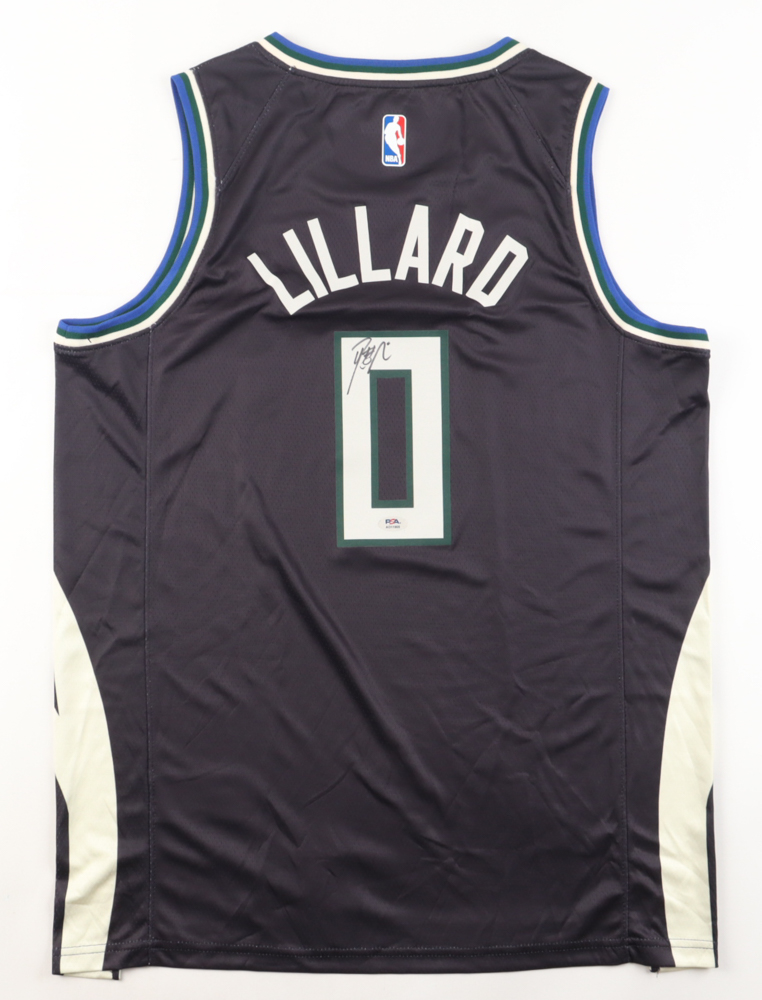 Damian Lillard Signed Jersey (PSA) at PristineAuction.com Damian Lillard Signed Jersey (PSA) at PristineAuction.com