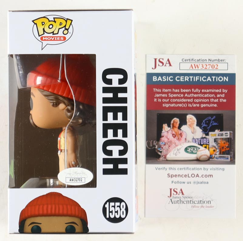 Cheech Marin Signed "Cheech & Chong's Up In Smoke" #1558 Cheech Funko Pop! Vinyl Figure (JSA) at PristineAuction.com Cheech Marin Signed "Cheech & Chong's Up In Smoke" #1558 Cheech Funko Pop! Vinyl Figure (JSA) at PristineAuction.com