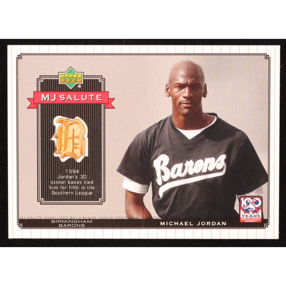 Michael Jordan 2001 Upper Deck MJ Salute #MJB10 Bat | Pristine Auction