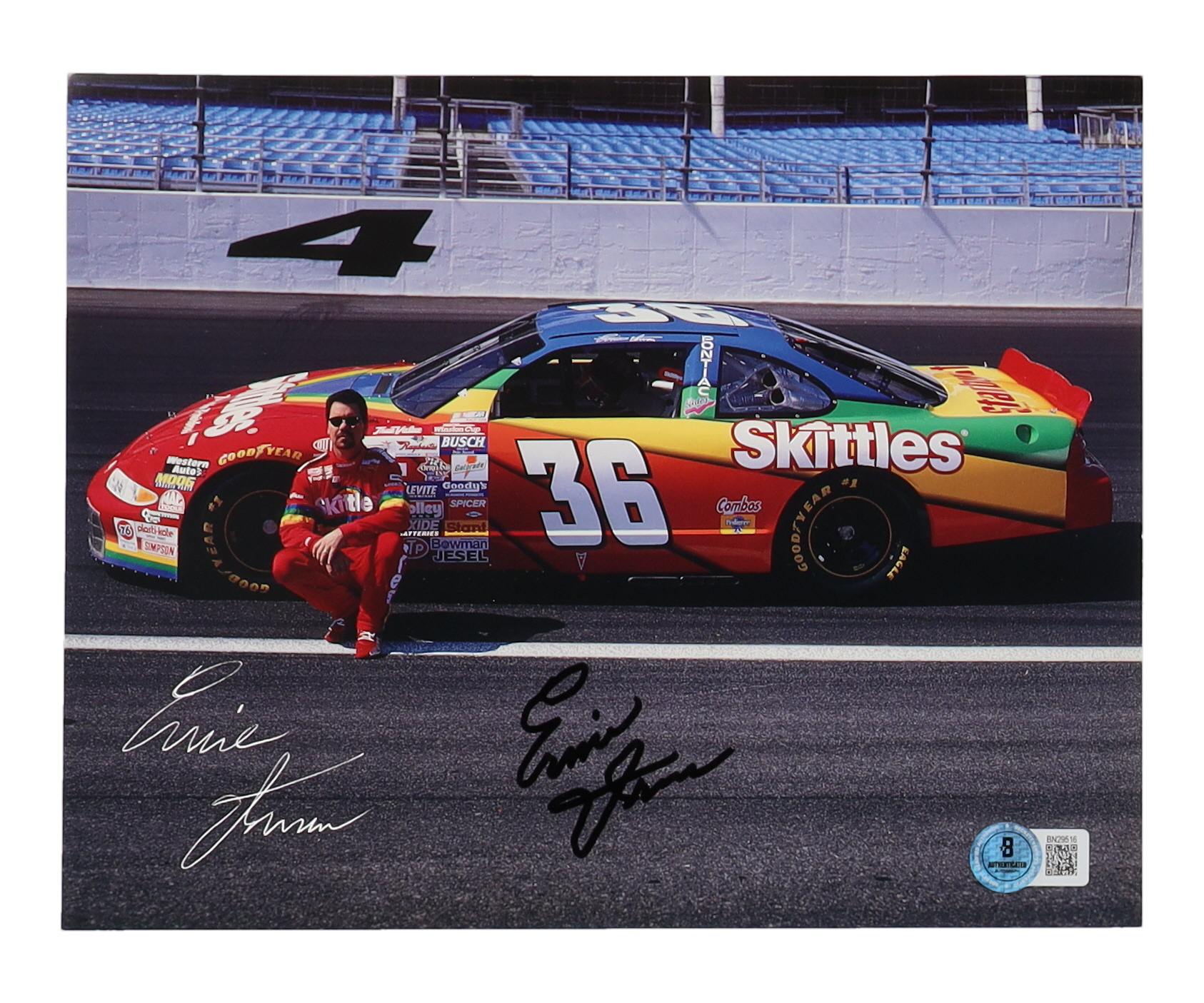 Ernie Irvan Signed 8x10 Photo (Beckett) at PristineAuction.com Ernie Irvan Signed 8x10 Photo (Beckett) at PristineAuction.com