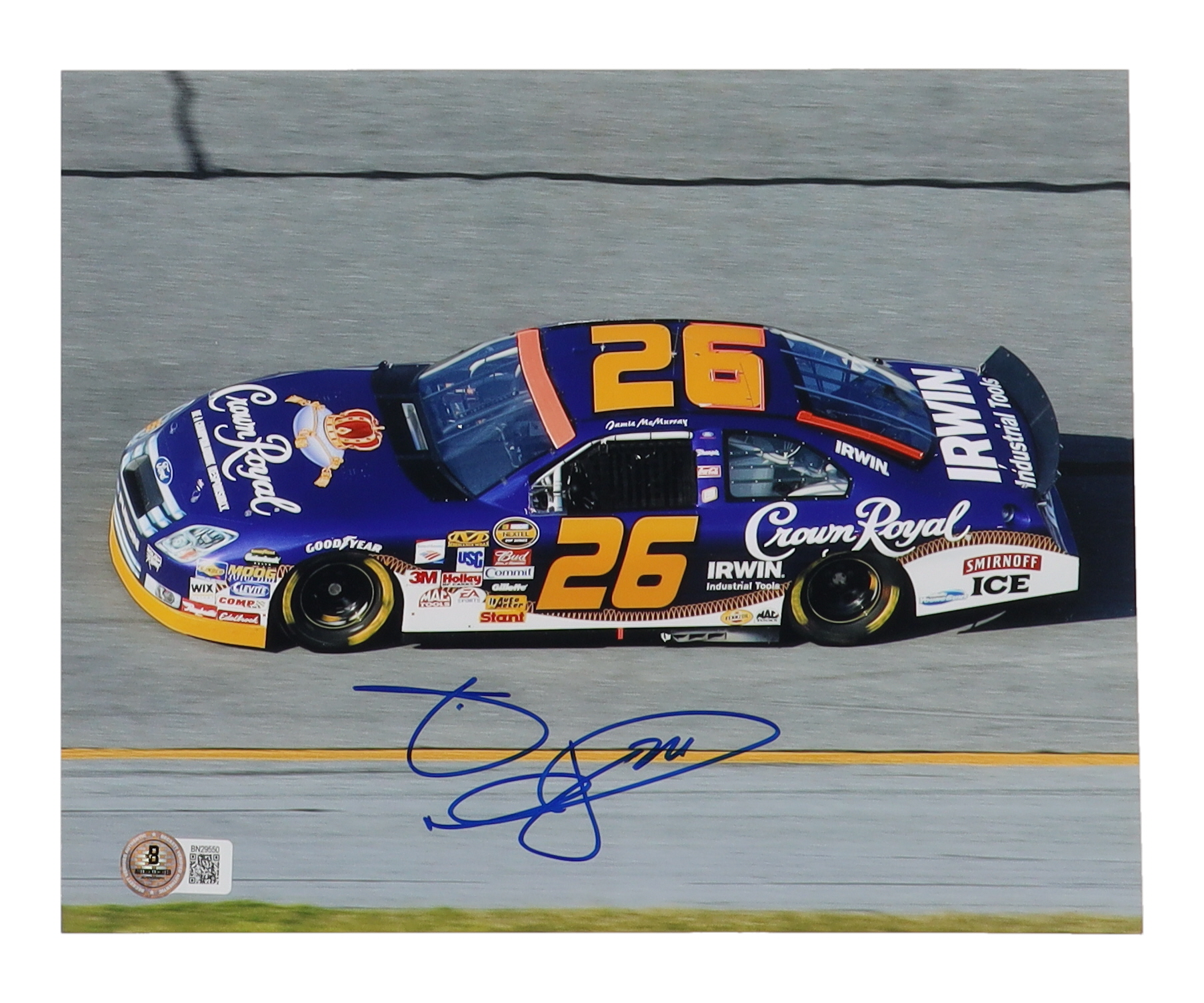 Jamie McMurray Signed NASCAR 8x10 Photo (Beckett) at PristineAuction.com Jamie McMurray Signed NASCAR 8x10 Photo (Beckett) at PristineAuction.com