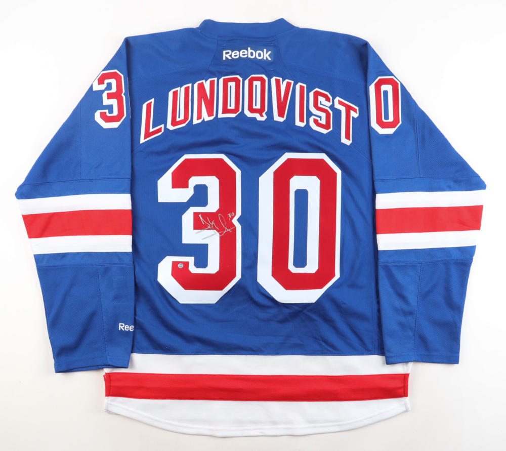 Henrik Lundqvist Signed Rangers Jersey (Steiner) at PristineAuction.com Henrik Lundqvist Signed Rangers Jersey (Steiner) at PristineAuction.com