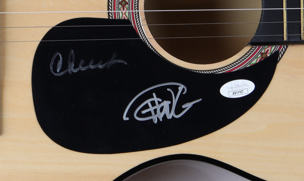 Cheech Marin & Tommy Chong Signed 38" Acoustic Guitar (JSA) at PristineAuction.com Cheech Marin & Tommy Chong Signed 38" Acoustic Guitar (JSA) at PristineAuction.com