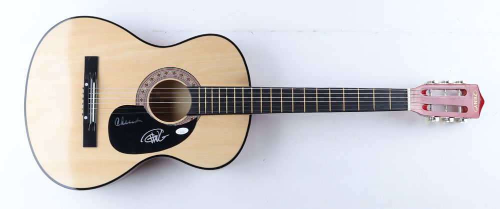 Cheech Marin & Tommy Chong Signed 38" Acoustic Guitar (JSA) at PristineAuction.com Cheech Marin & Tommy Chong Signed 38" Acoustic Guitar (JSA) at PristineAuction.com