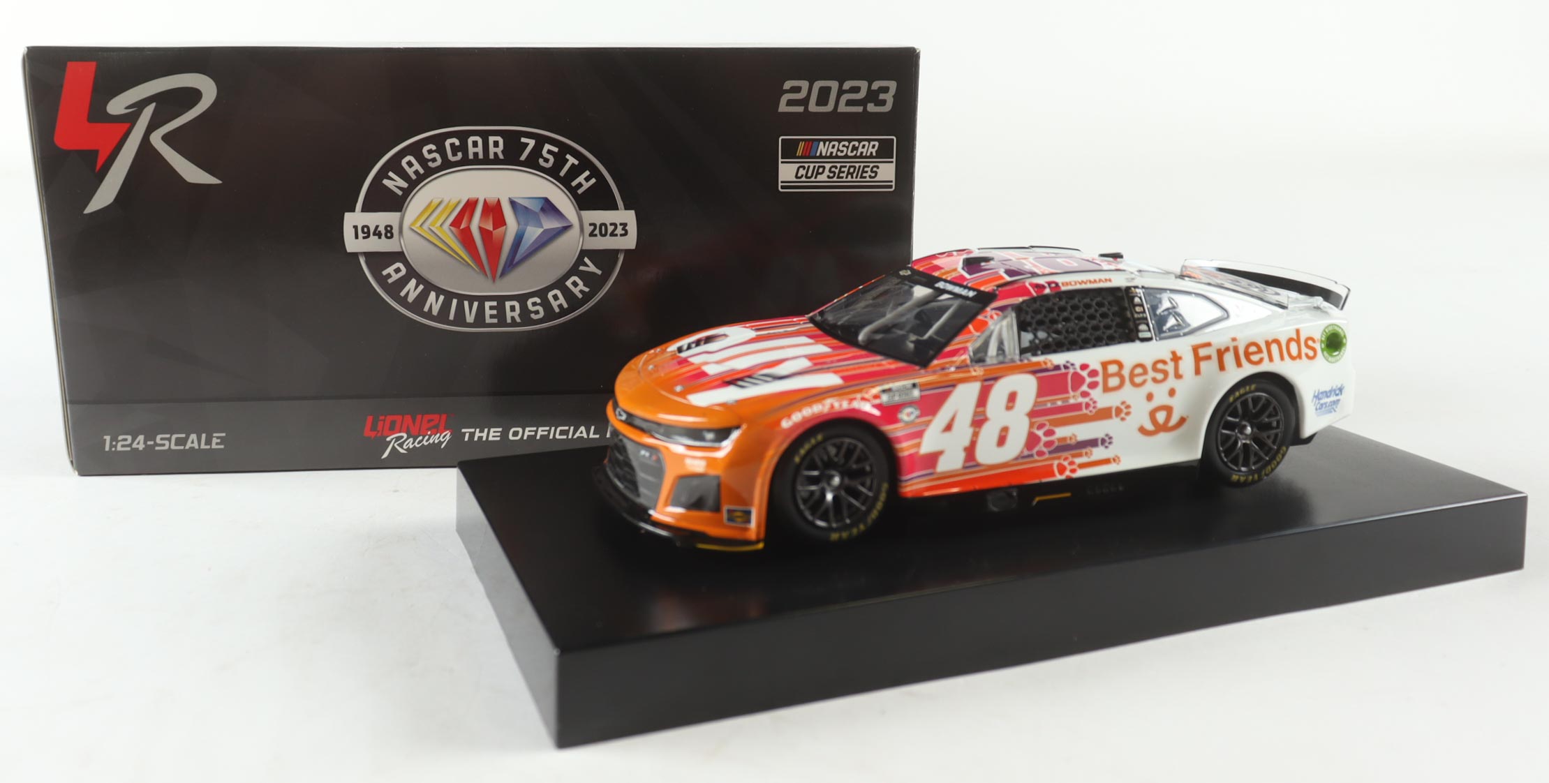 Alex Bowman Signed #48 Ally Best Friends I 2023 Camaro ZL1 | 1:24 Diecast Car (PA) at PristineAuction.com Alex Bowman Signed #48 Ally Best Friends I 2023 Camaro ZL1 | 1:24 Diecast Car (PA) at PristineAuction.com