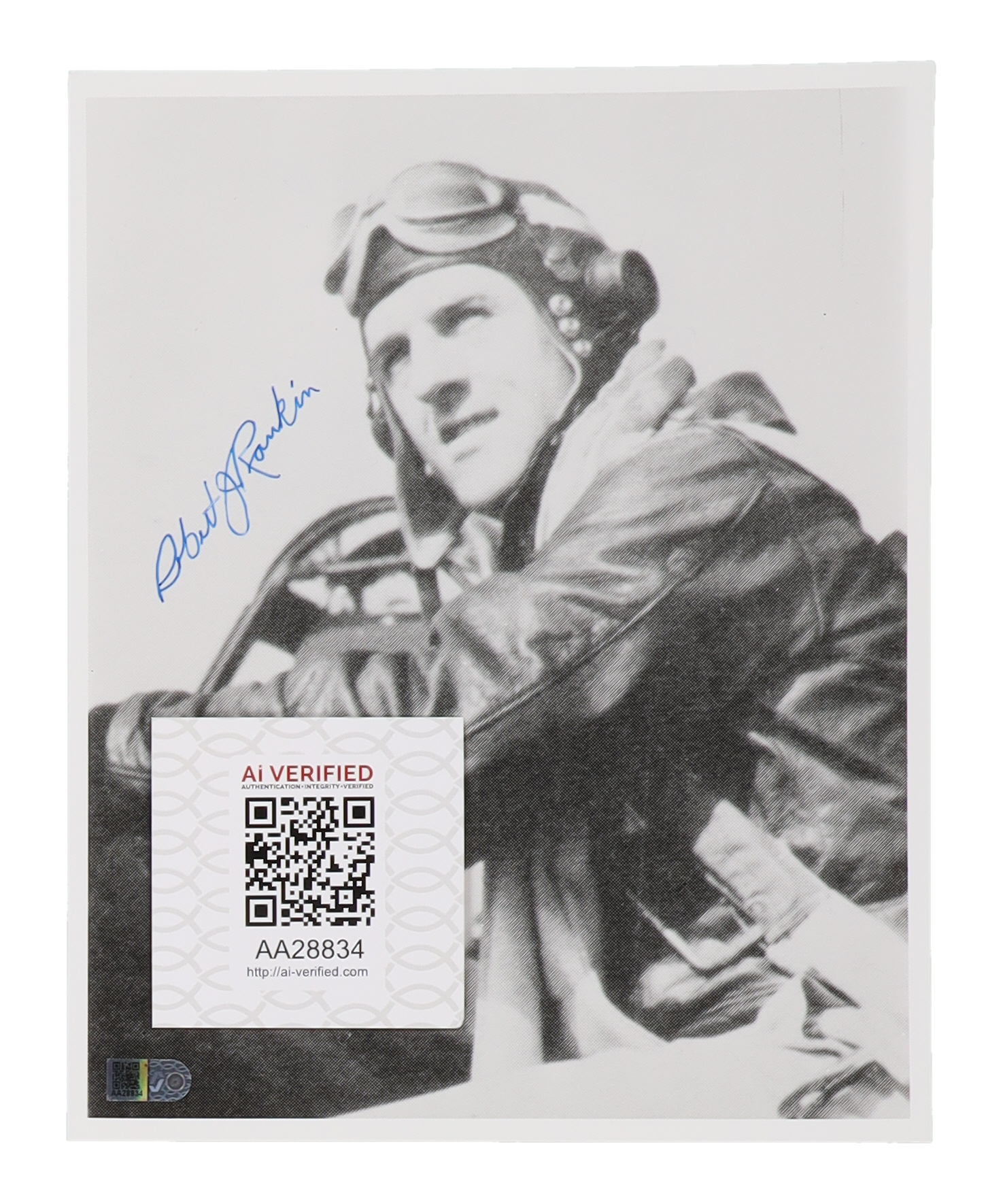 Robert Rankin Signed WWII 8x10 Photo (AIV) at PristineAuction.com Robert Rankin Signed WWII 8x10 Photo (AIV) at PristineAuction.com