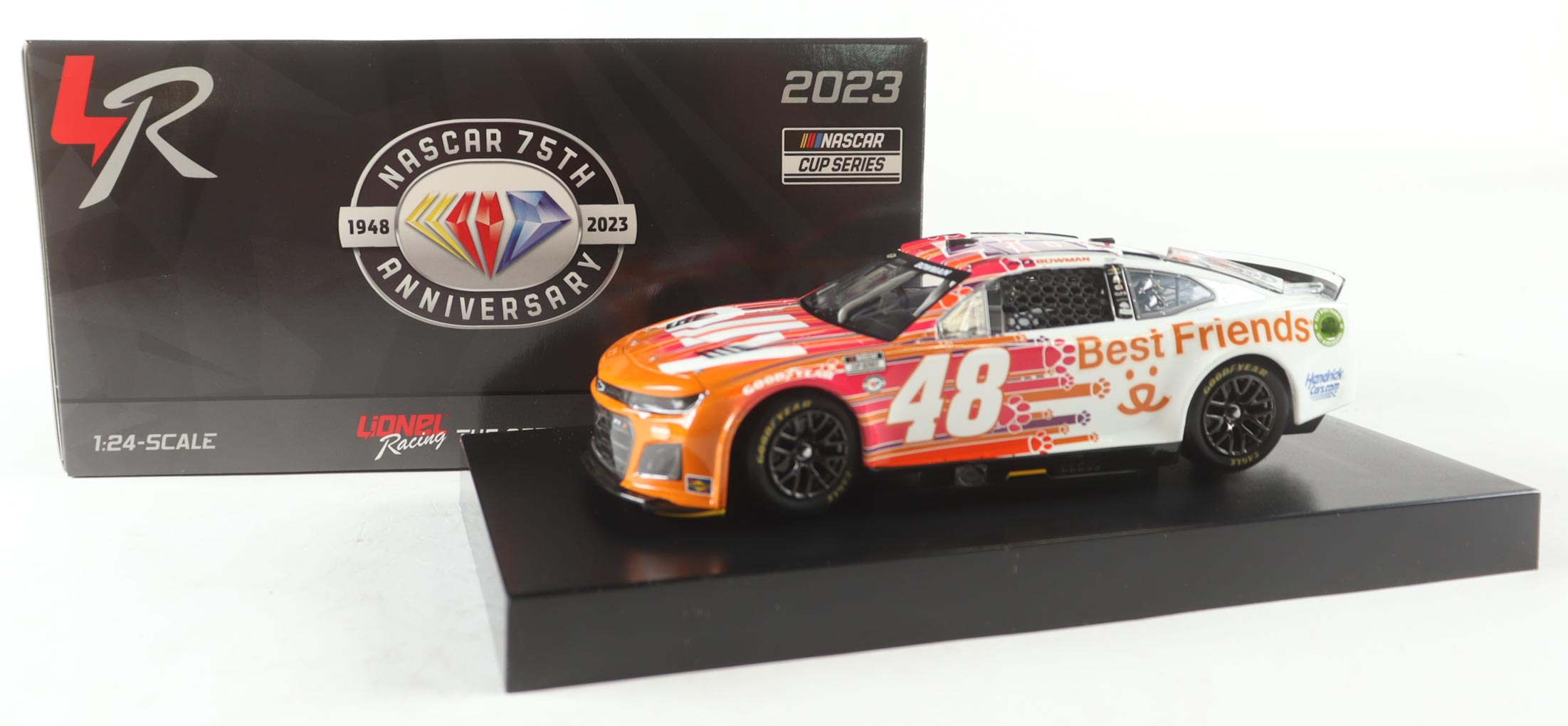 Alex Bowman Signed #48 Ally Best Friends I 2023 Camaro ZL1 | 1:24 Diecast Car (PA) at PristineAuction.com Alex Bowman Signed #48 Ally Best Friends I 2023 Camaro ZL1 | 1:24 Diecast Car (PA) at PristineAuction.com