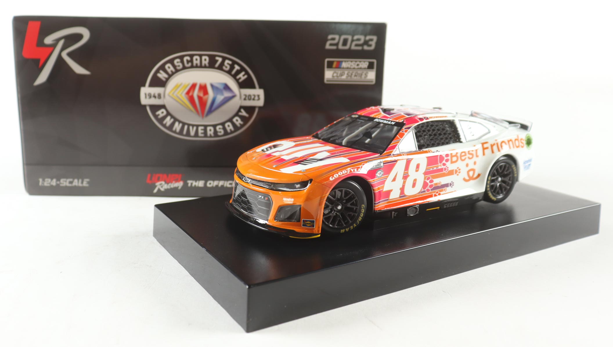 Alex Bowman Signed #48 Ally Best Friends I 2023 Camaro ZL1 | 1:24 Diecast Car (PA) at PristineAuction.com Alex Bowman Signed #48 Ally Best Friends I 2023 Camaro ZL1 | 1:24 Diecast Car (PA) at PristineAuction.com