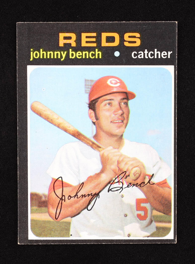 Johnny Bench 1971 Topps #250 at PristineAuction.com Johnny Bench 1971 Topps #250 at PristineAuction.com