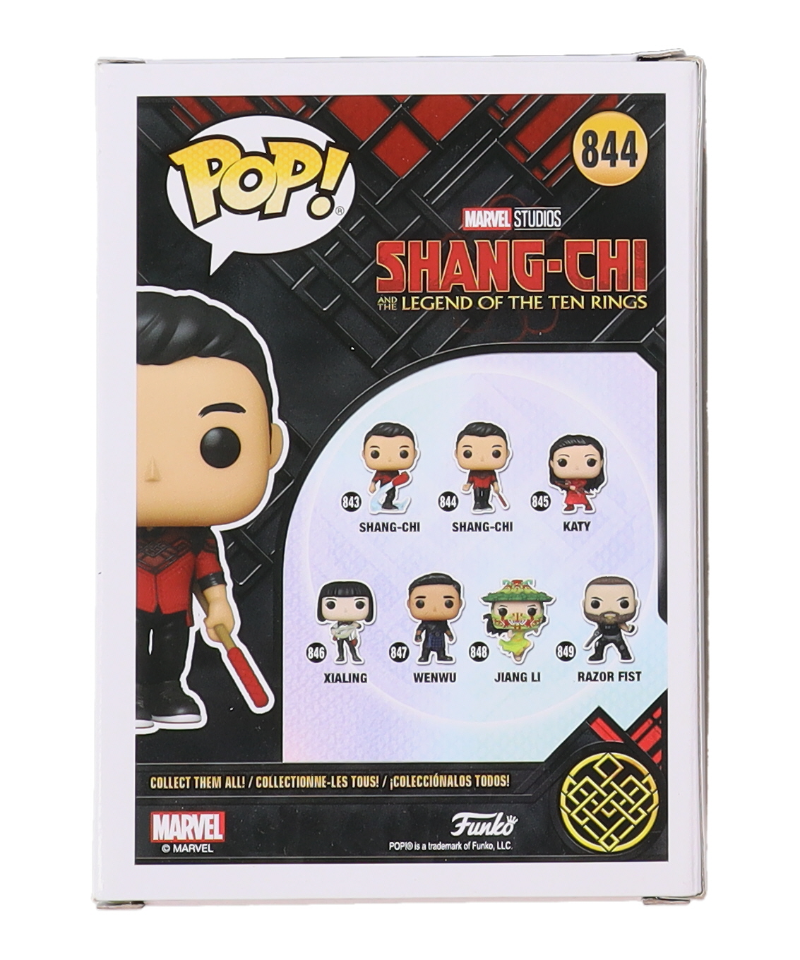 Simu Liu Signed "Shang-Chi And The Legend Of The Ten Rings" #844 Shang-Chi Bobble-Head Funko Pop! Vinyl Figure (Beckett) at PristineAuction.com Simu Liu Signed "Shang-Chi And The Legend Of The Ten Rings" #844 Shang-Chi Bobble-Head Funko Pop! Vinyl Figure (Beckett) at PristineAuction.com