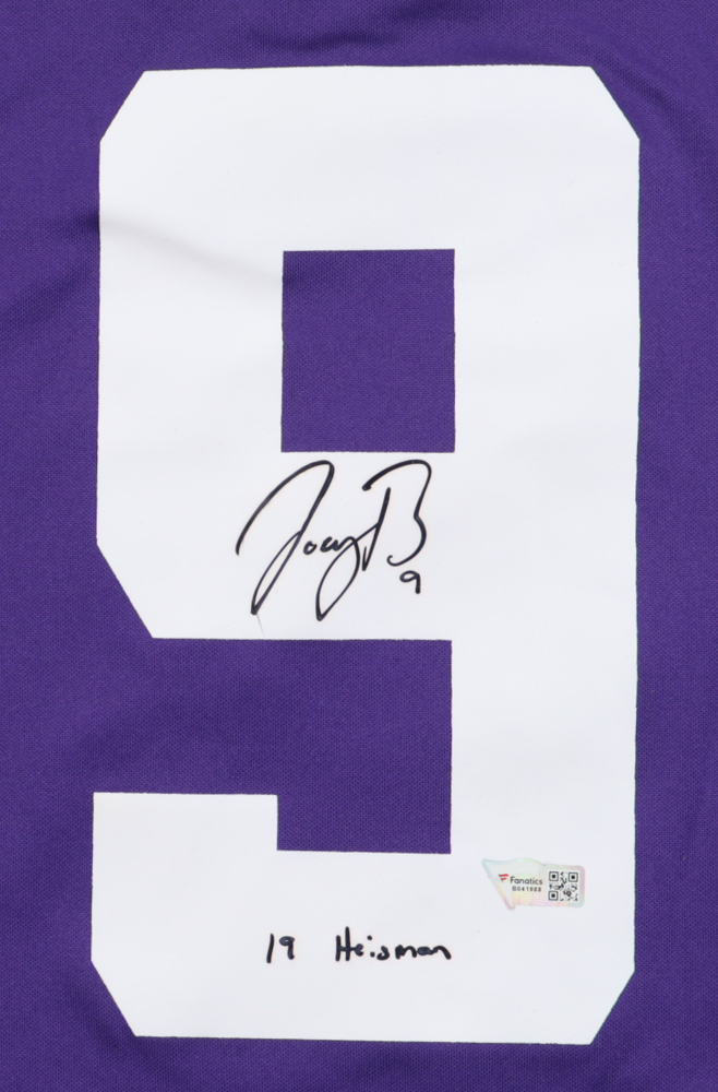 Joe Burrow Signed Tigers Jersey Inscribed "19 Heisman" (Fanatics) at PristineAuction.com Joe Burrow Signed Tigers Jersey Inscribed "19 Heisman" (Fanatics) at PristineAuction.com