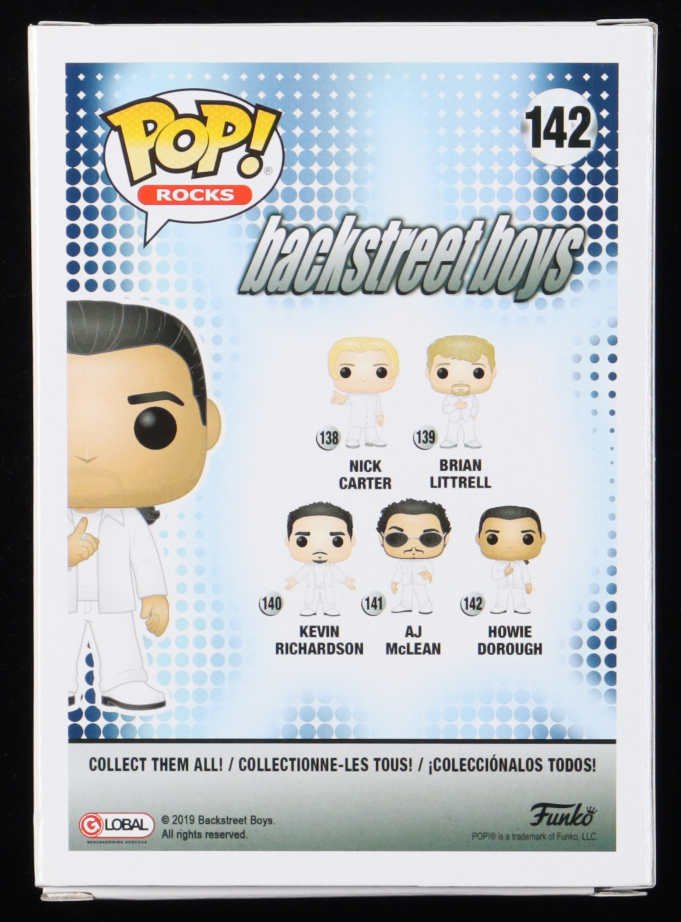 Howie Dorough, Nick Carter & AJ McLean Signed Set of (3) "The Backstreet Boys" #138, #141 & #142 Funko Pop! Vinyl Figures (JSA) at PristineAuction.com Howie Dorough, Nick Carter & AJ McLean Signed Set of (3) "The Backstreet Boys" #138, #141 & #142 Funko Pop! Vinyl Figures (JSA) at PristineAuction.com
