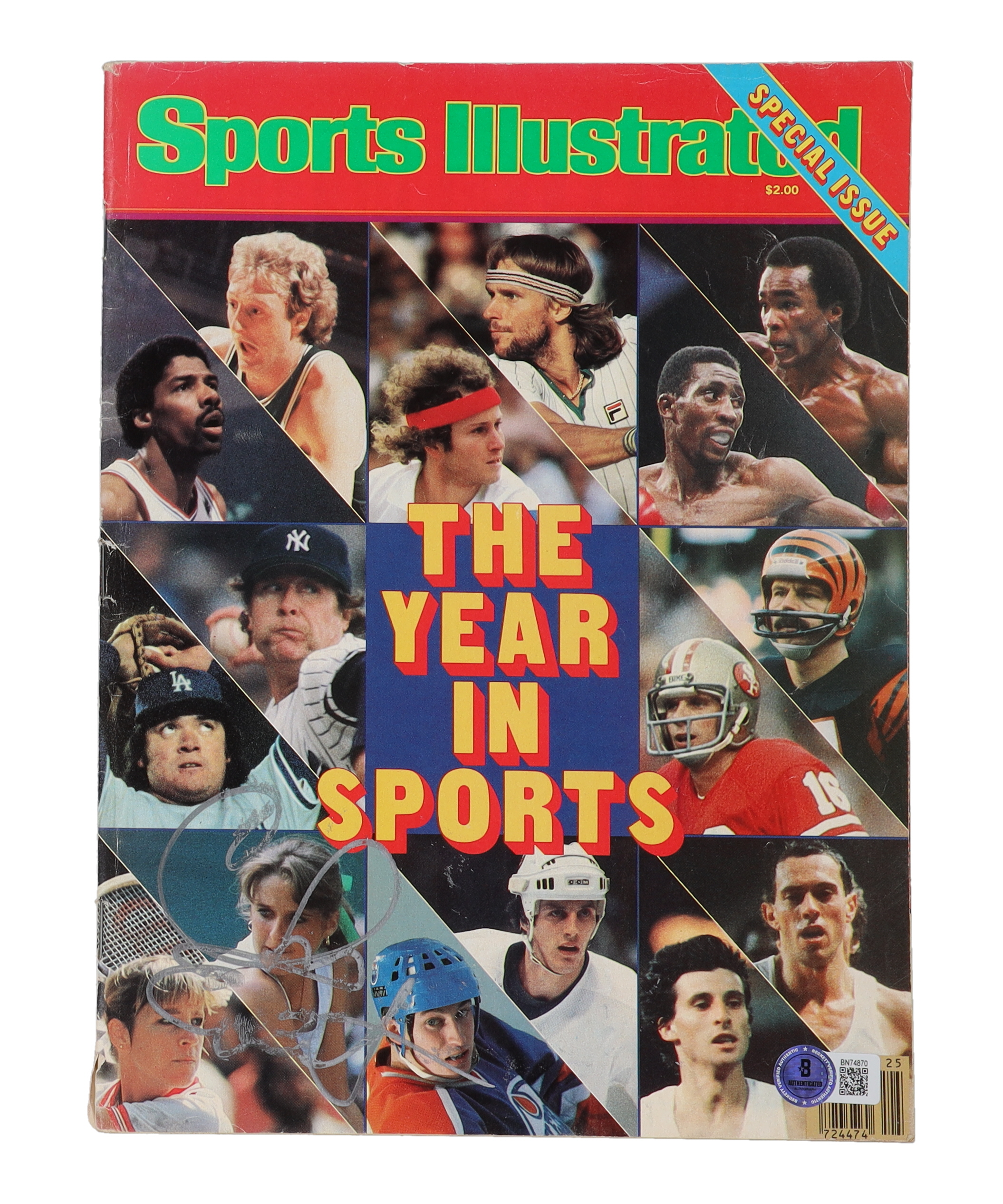 Chris Evert Signed 1981 "The Year in Sports" Sports Illustrated Magazine (Beckett) at PristineAuction.com Chris Evert Signed 1981 "The Year in Sports" Sports Illustrated Magazine (Beckett) at PristineAuction.com