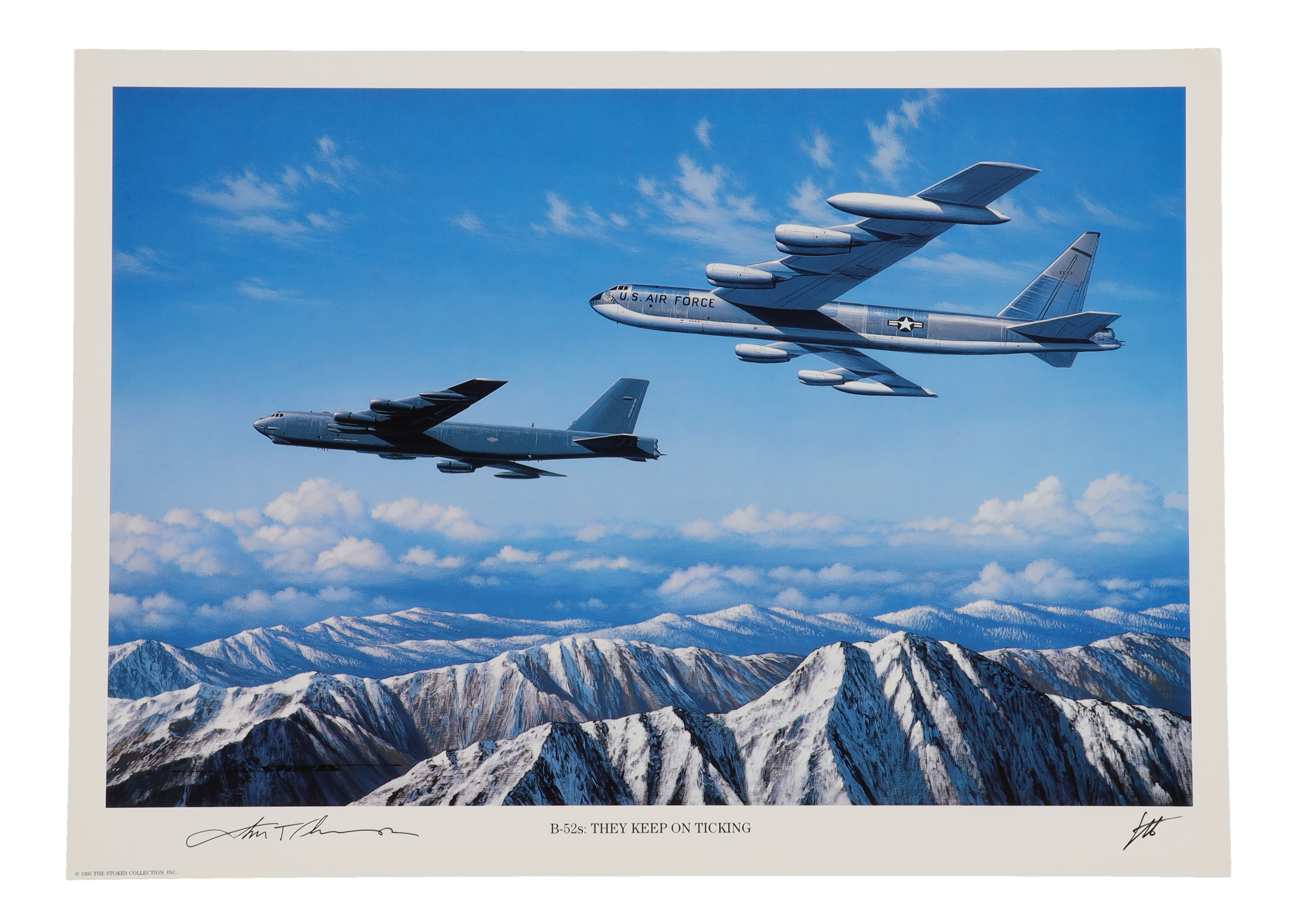 John T. Chain Jr. Signed Stan Stokes "B-52s: They Keep On Ticking" Lithograph (AIV) at PristineAuction.com John T. Chain Jr. Signed Stan Stokes "B-52s: They Keep On Ticking" Lithograph (AIV) at PristineAuction.com