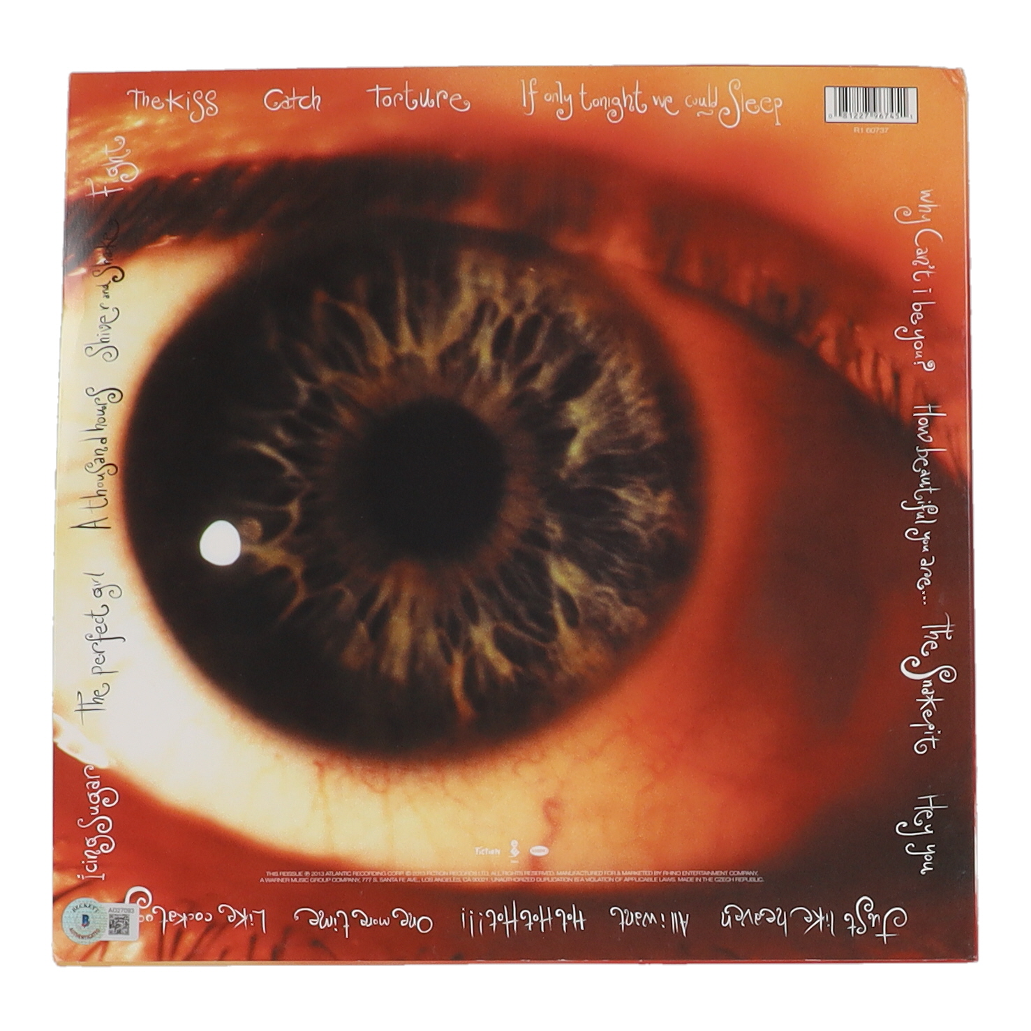 Robert Smith Signed The Cure "Kiss Me, Kiss Me, Kiss Me" Vinyl Record Album (Beckett) at PristineAuction.com Robert Smith Signed The Cure "Kiss Me, Kiss Me, Kiss Me" Vinyl Record Album (Beckett) at PristineAuction.com