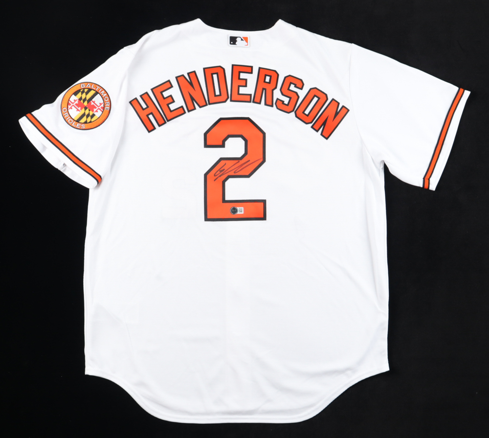 Gunnar Henderson Signed Orioles Jersey (Beckett) at PristineAuction.com Gunnar Henderson Signed Orioles Jersey (Beckett) at PristineAuction.com