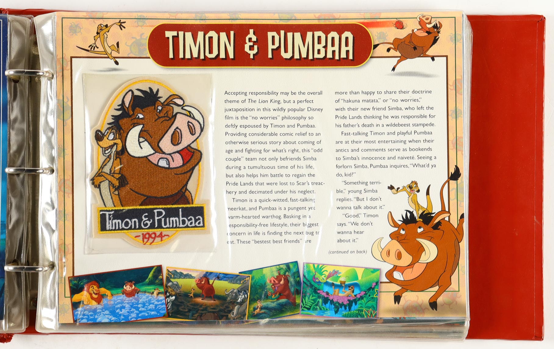 Complete Set of (17) Willabee & Ward "Disney Patch Collection" with Presentation Binder at PristineAuction.com Complete Set of (17) Willabee & Ward "Disney Patch Collection" with Presentation Binder at PristineAuction.com