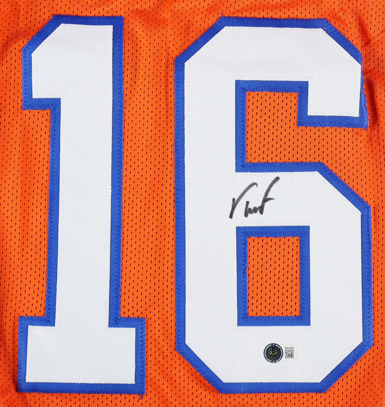 Troy Franklin Signed Jersey (Beckett) at PristineAuction.com Troy Franklin Signed Jersey (Beckett) at PristineAuction.com