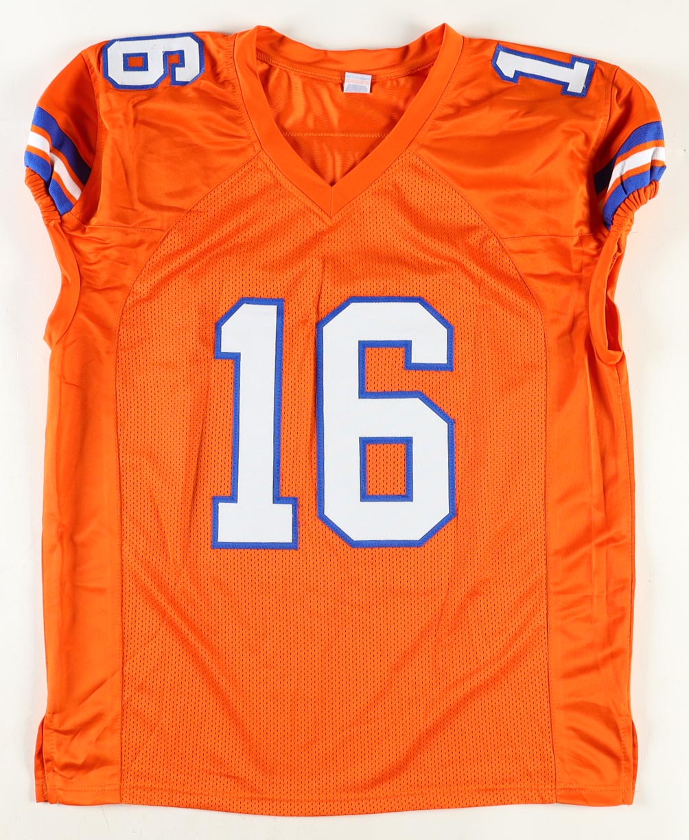 Troy Franklin Signed Jersey (Beckett) at PristineAuction.com Troy Franklin Signed Jersey (Beckett) at PristineAuction.com