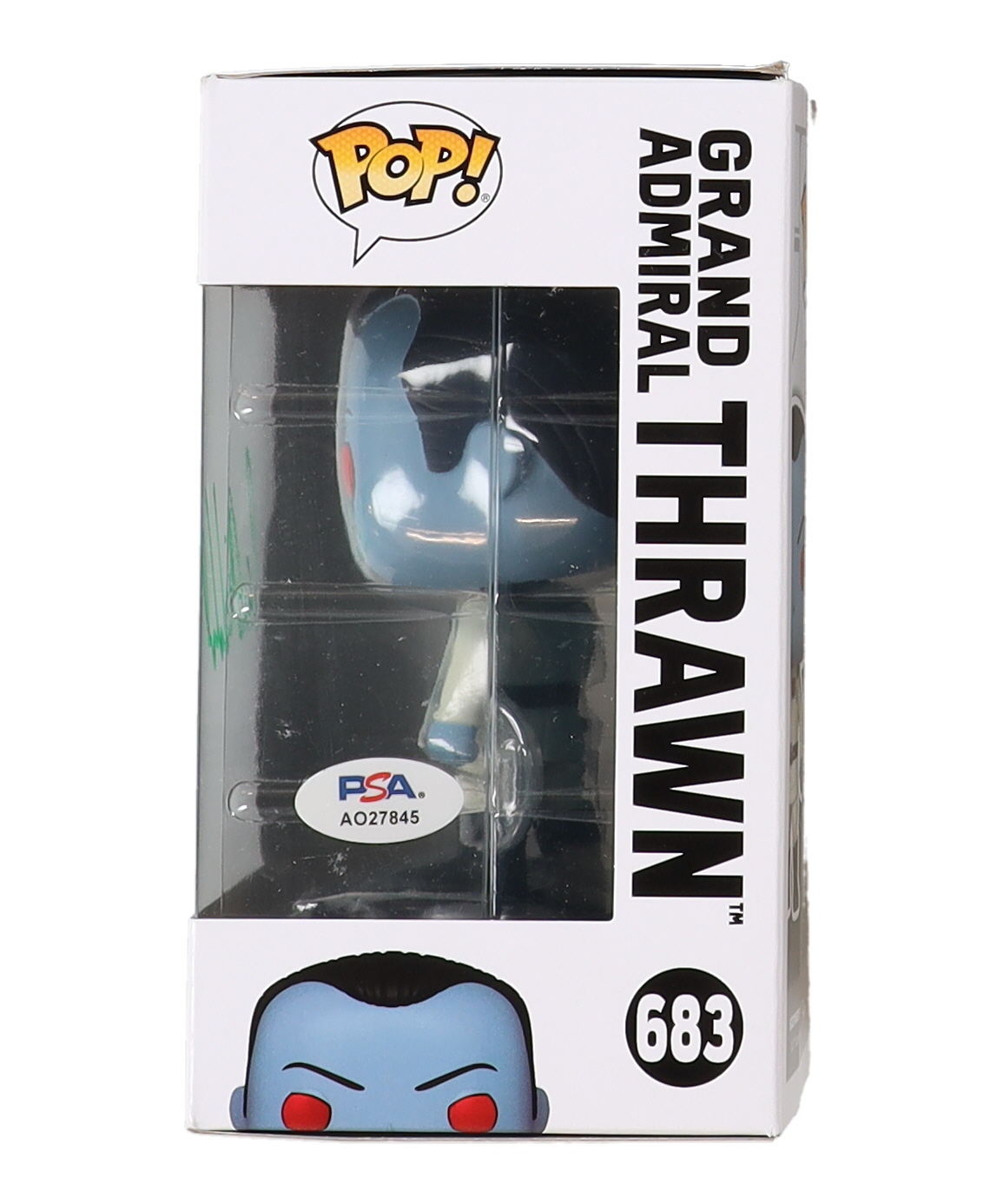 Lars Mikkelsen Signed "Star Wars" #683 Grand Admiral Thrawn Funko Pop! Bobble-Head Vinyl Figure (PSA) at PristineAuction.com Lars Mikkelsen Signed "Star Wars" #683 Grand Admiral Thrawn Funko Pop! Bobble-Head Vinyl Figure (PSA) at PristineAuction.com