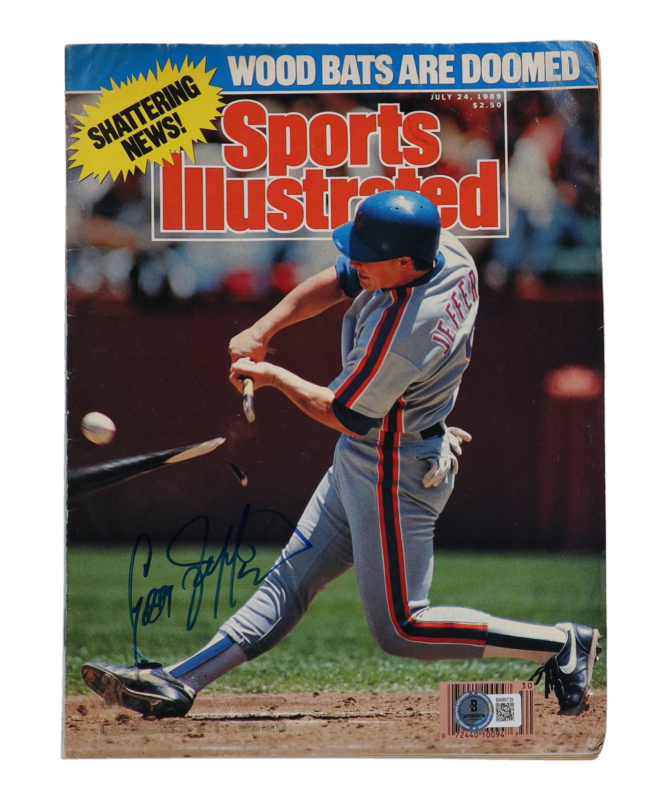 Gregg Jefferies Signed 1989 Sports Illustrated Magazine (Beckett) at PristineAuction.com Gregg Jefferies Signed 1989 Sports Illustrated Magazine (Beckett) at PristineAuction.com