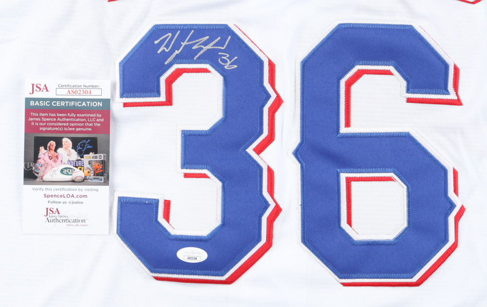 Wyatt Langford Signed Jersey (JSA) at PristineAuction.com Wyatt Langford Signed Jersey (JSA) at PristineAuction.com