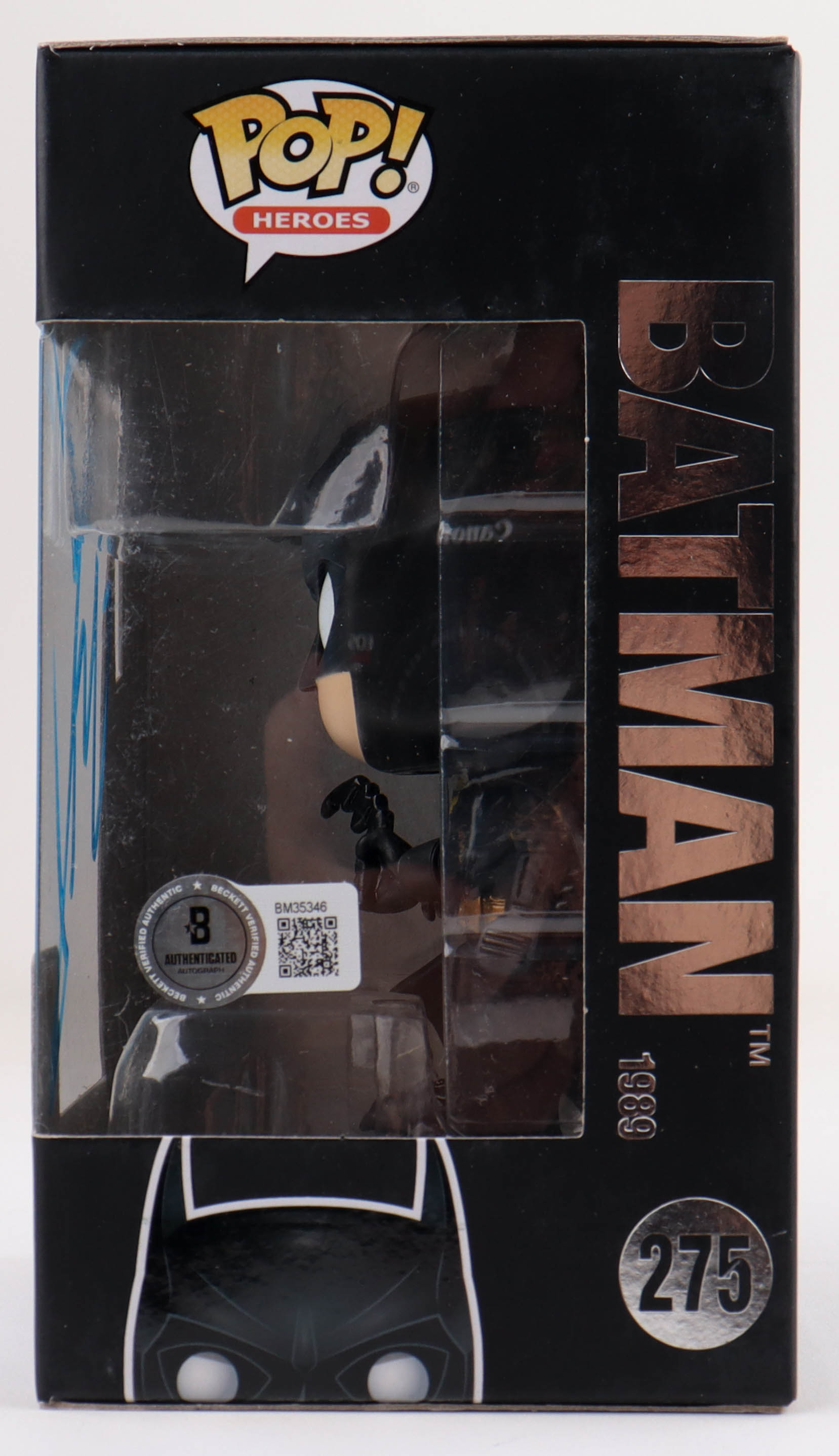Christian Bale Signed "Batman" #275 Batman Funko Pop! Vinyl Figure (Beckett) at PristineAuction.com Christian Bale Signed "Batman" #275 Batman Funko Pop! Vinyl Figure (Beckett) at PristineAuction.com