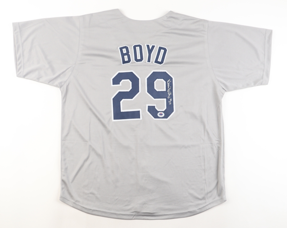 Dennis "Oil Can" Boyd Signed Jersey (Gameday) at PristineAuction.com Dennis "Oil Can" Boyd Signed Jersey (Gameday) at PristineAuction.com