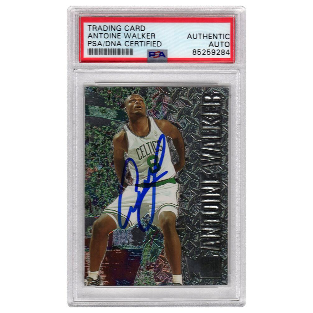 Antoine Walker Signed 1996-97 Fleer Metal #153 RC (PSA) | Pristine