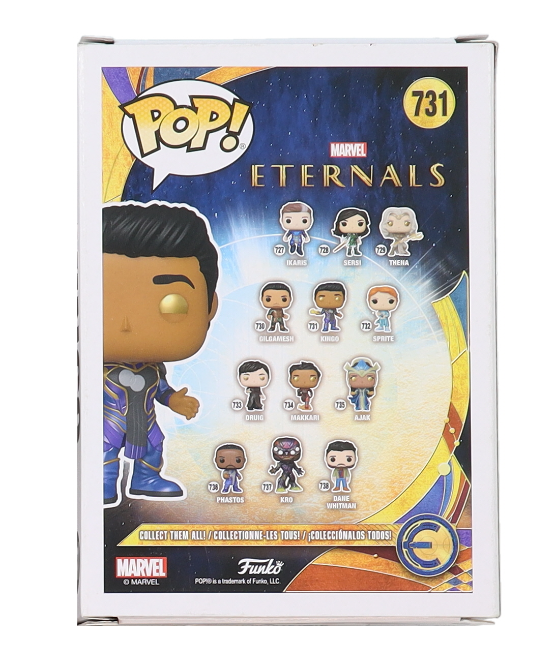 Kumail Nanjiani Signed "Eternals" #731 Kingo Funko Pop! Vinyl Figure (AutographCOA) at PristineAuction.com Kumail Nanjiani Signed "Eternals" #731 Kingo Funko Pop! Vinyl Figure (AutographCOA) at PristineAuction.com