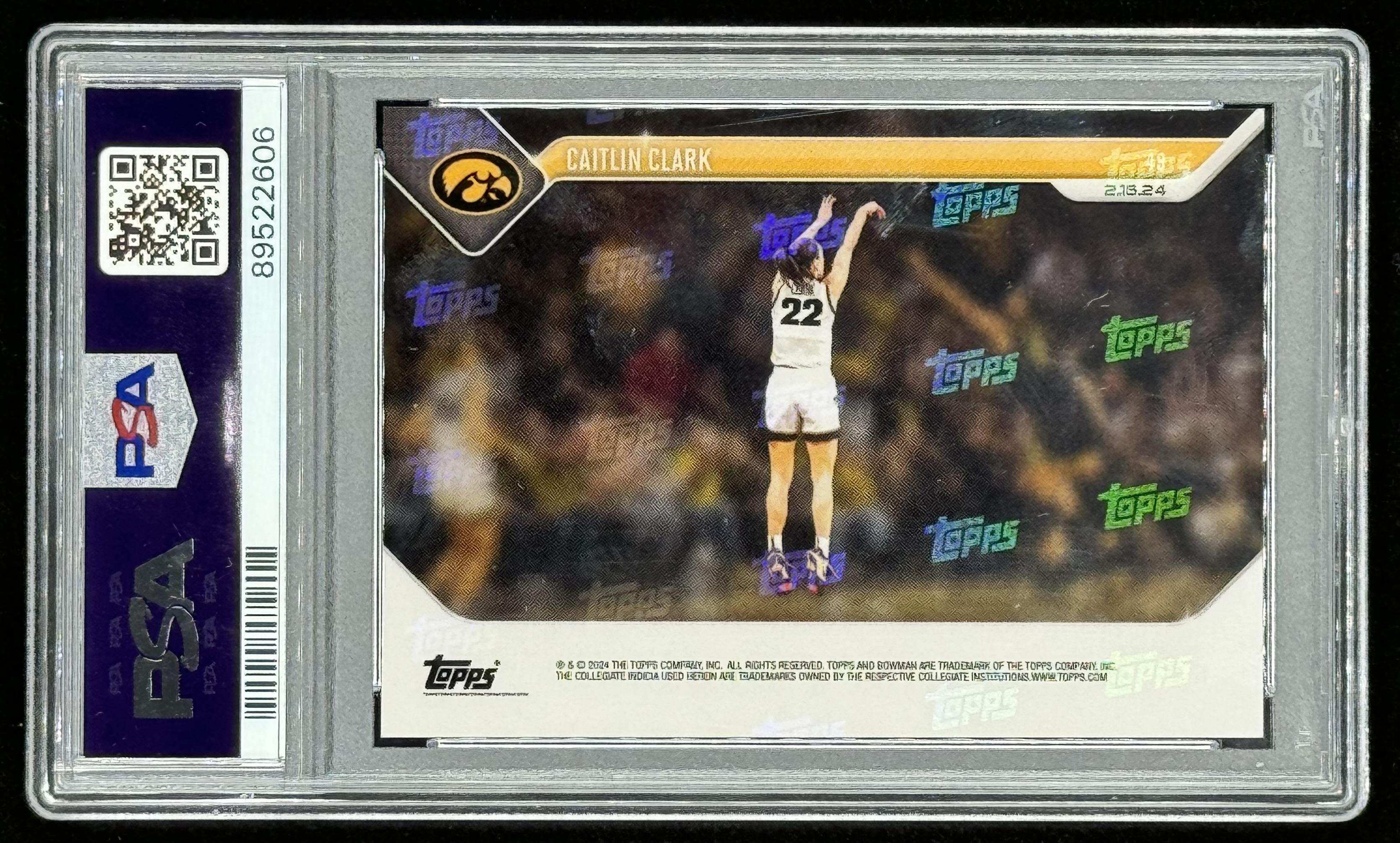 Caitlin Clark 2023-24 Bowman University Now #49 RC (PSA 10) at PristineAuction.com Caitlin Clark 2023-24 Bowman University Now #49 RC (PSA 10) at PristineAuction.com