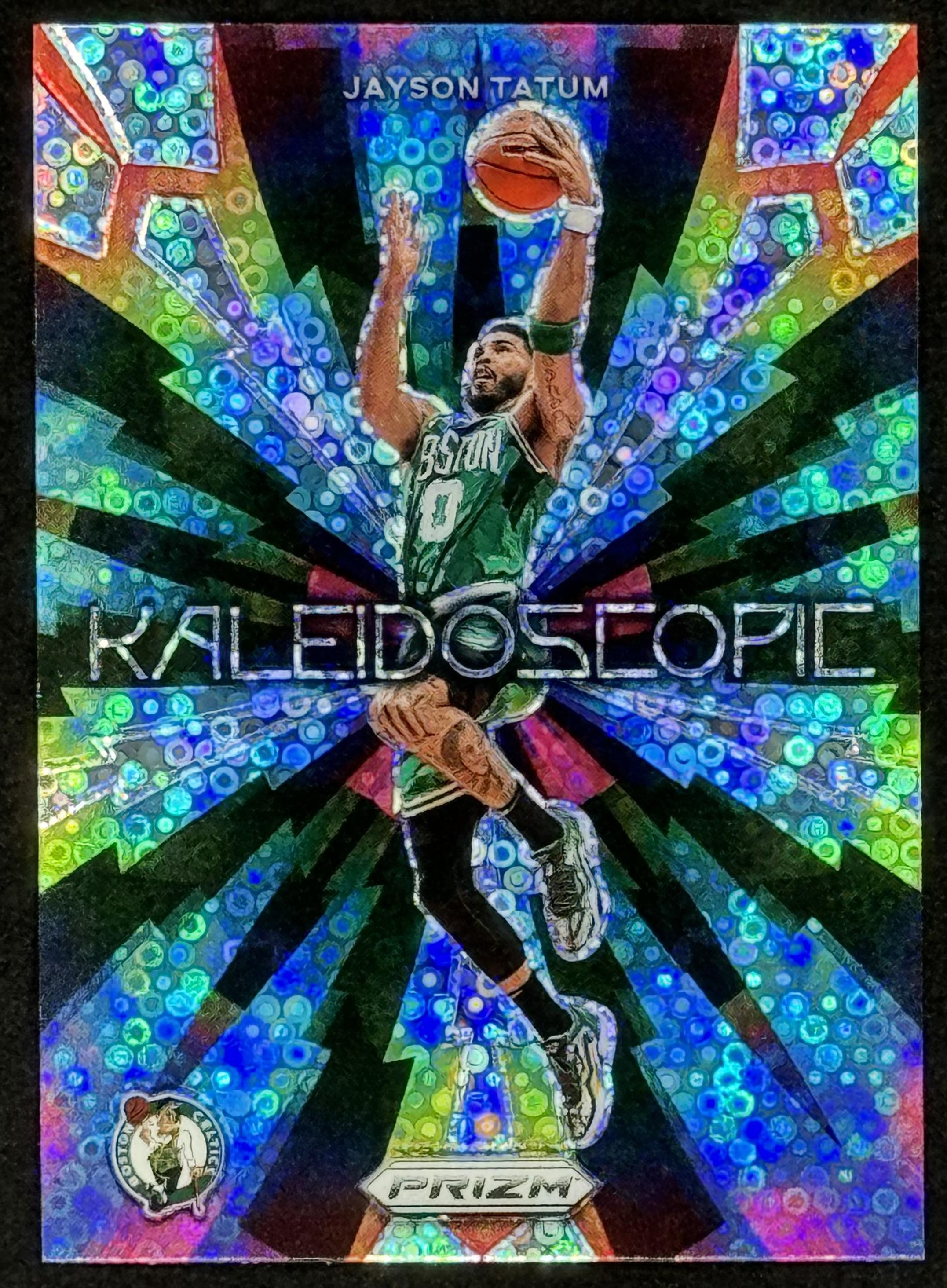 Jayson Tatum 2023-24 Panini Prizm Kaleidoscopic Prizms Fast Break #1 at PristineAuction.com Jayson Tatum 2023-24 Panini Prizm Kaleidoscopic Prizms Fast Break #1 at PristineAuction.com
