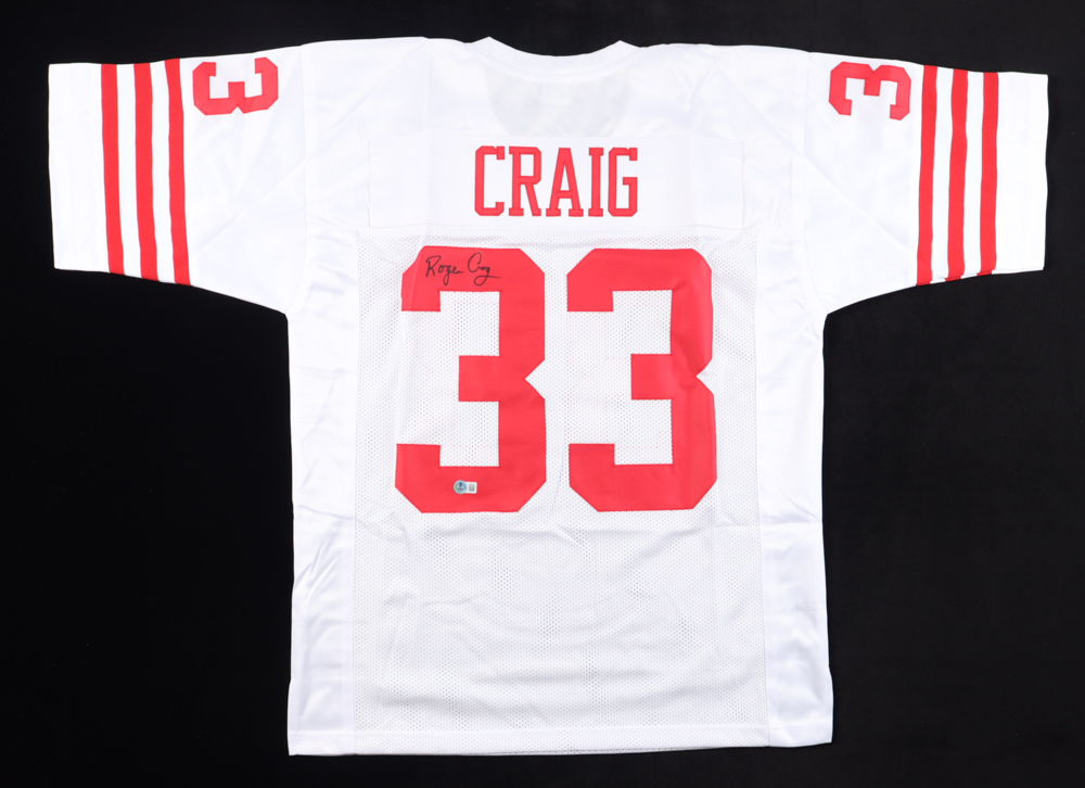 Roger Craig Signed Jersey (Beckett) at PristineAuction.com Roger Craig Signed Jersey (Beckett) at PristineAuction.com