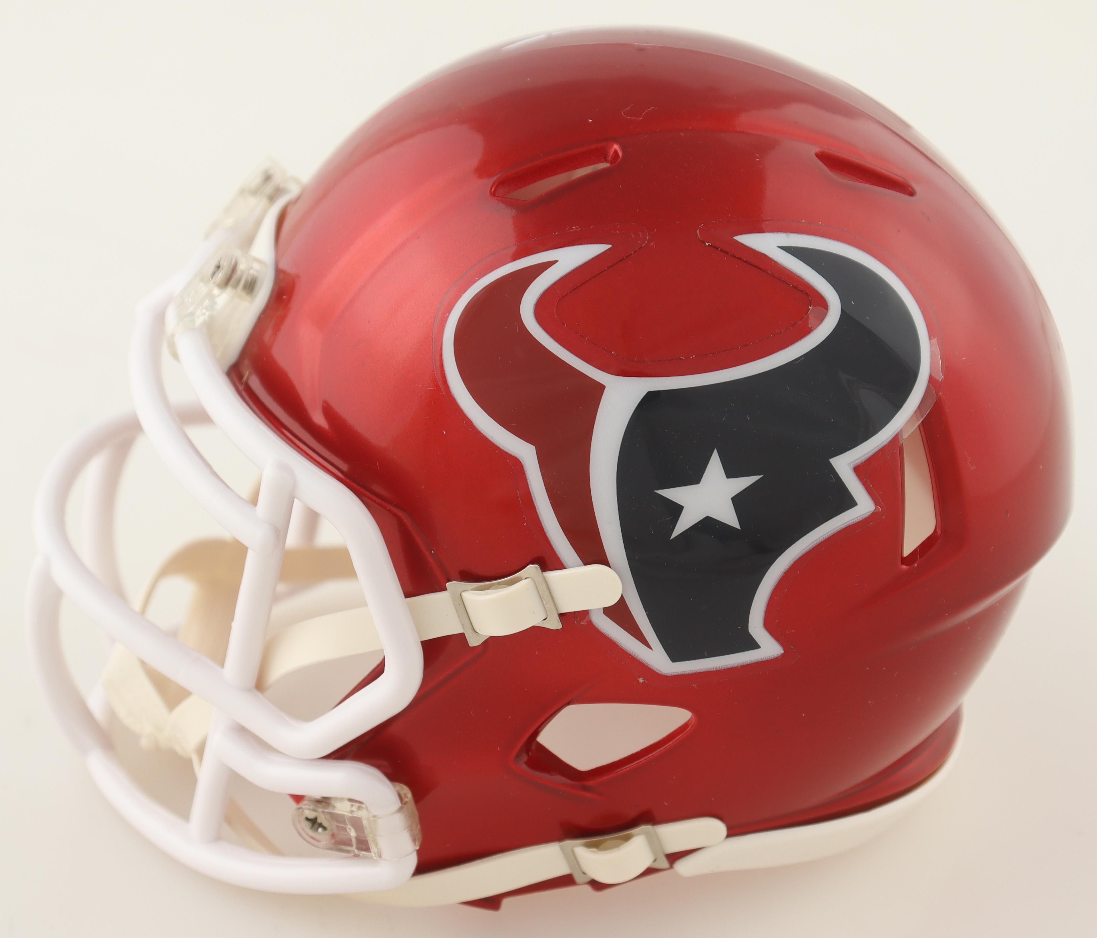 Stefon Diggs Signed Texans Flash Alternate Speed Mini Helmet (Beckett) at PristineAuction.com Stefon Diggs Signed Texans Flash Alternate Speed Mini Helmet (Beckett) at PristineAuction.com