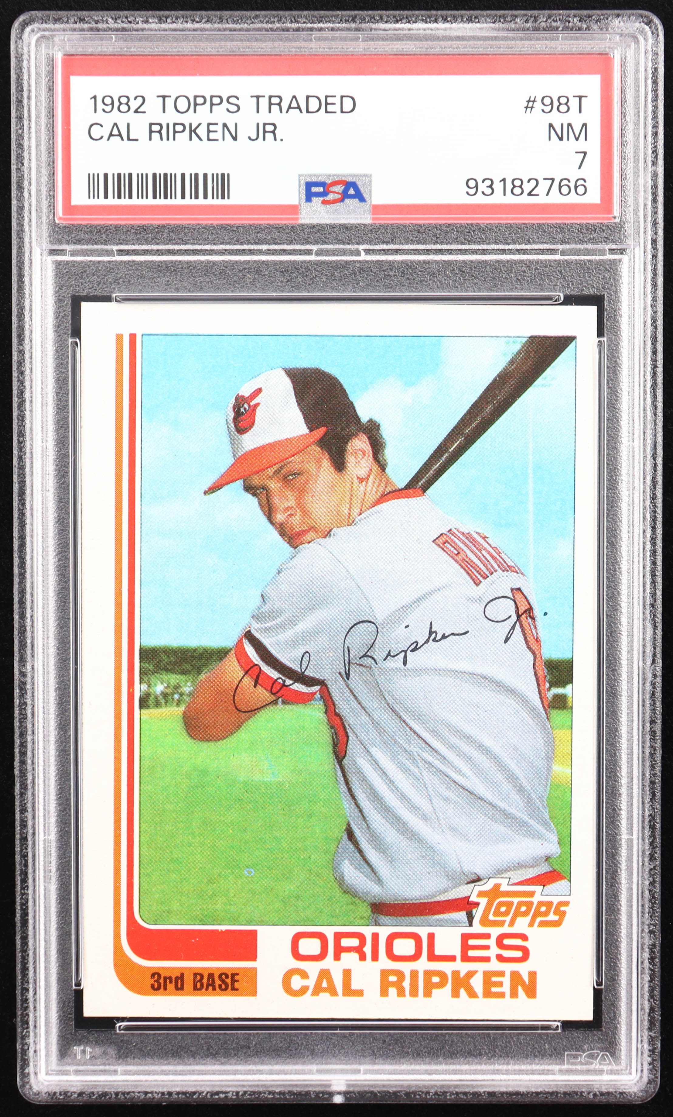 Cal Ripken Jr. 1982 Topps Traded #98T (PSA 7) at PristineAuction.com Cal Ripken Jr. 1982 Topps Traded #98T (PSA 7) at PristineAuction.com