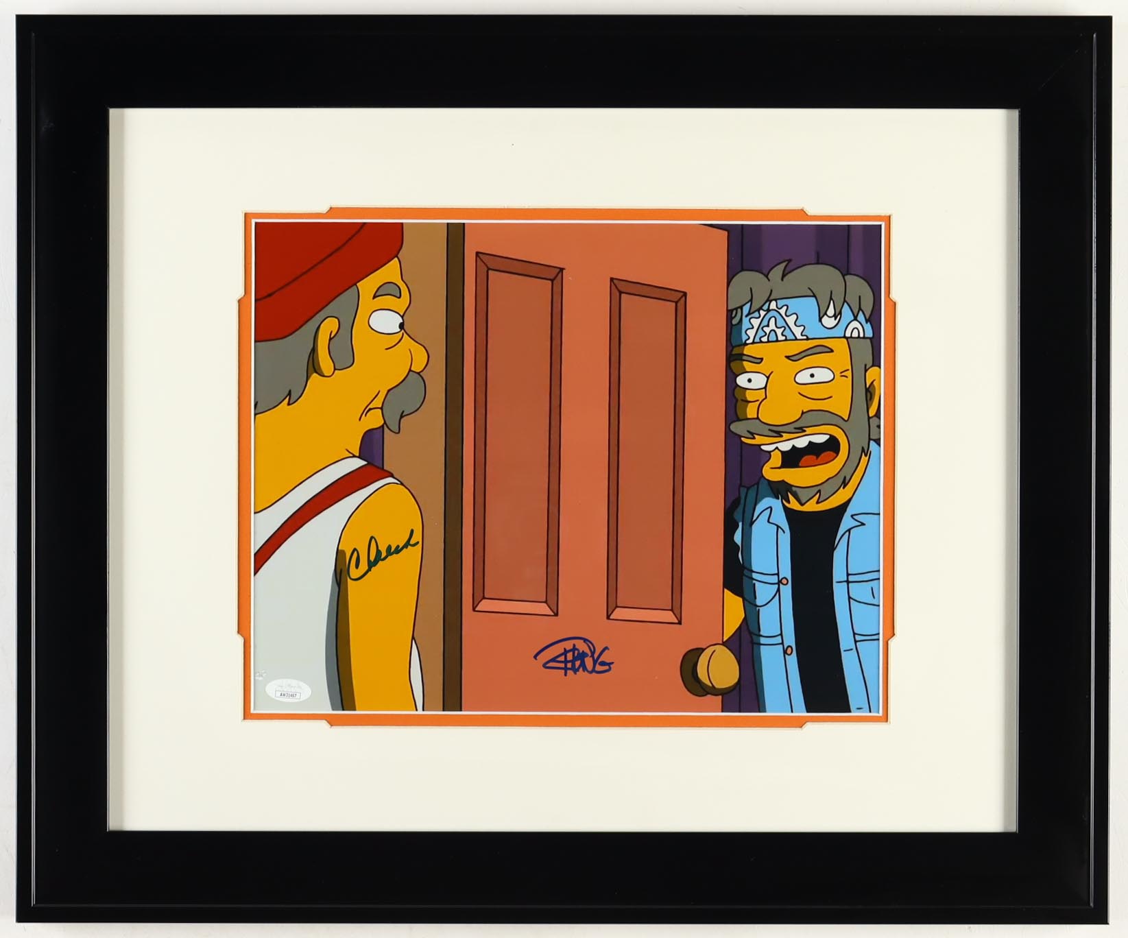 Cheech and Chong Signed "The Simpsons" Custom Framed Photo (JSA) at PristineAuction.com Cheech and Chong Signed "The Simpsons" Custom Framed Photo (JSA) at PristineAuction.com