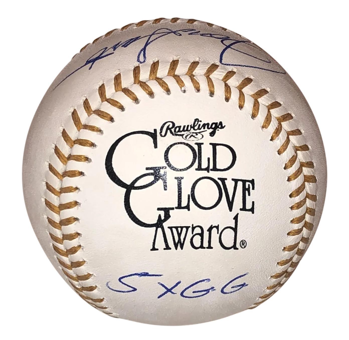 Ron Santo Signed Gold Glove Award Baseball Inscribed "5X G.G." (Beckett) at PristineAuction.com Ron Santo Signed Gold Glove Award Baseball Inscribed "5X G.G." (Beckett) at PristineAuction.com