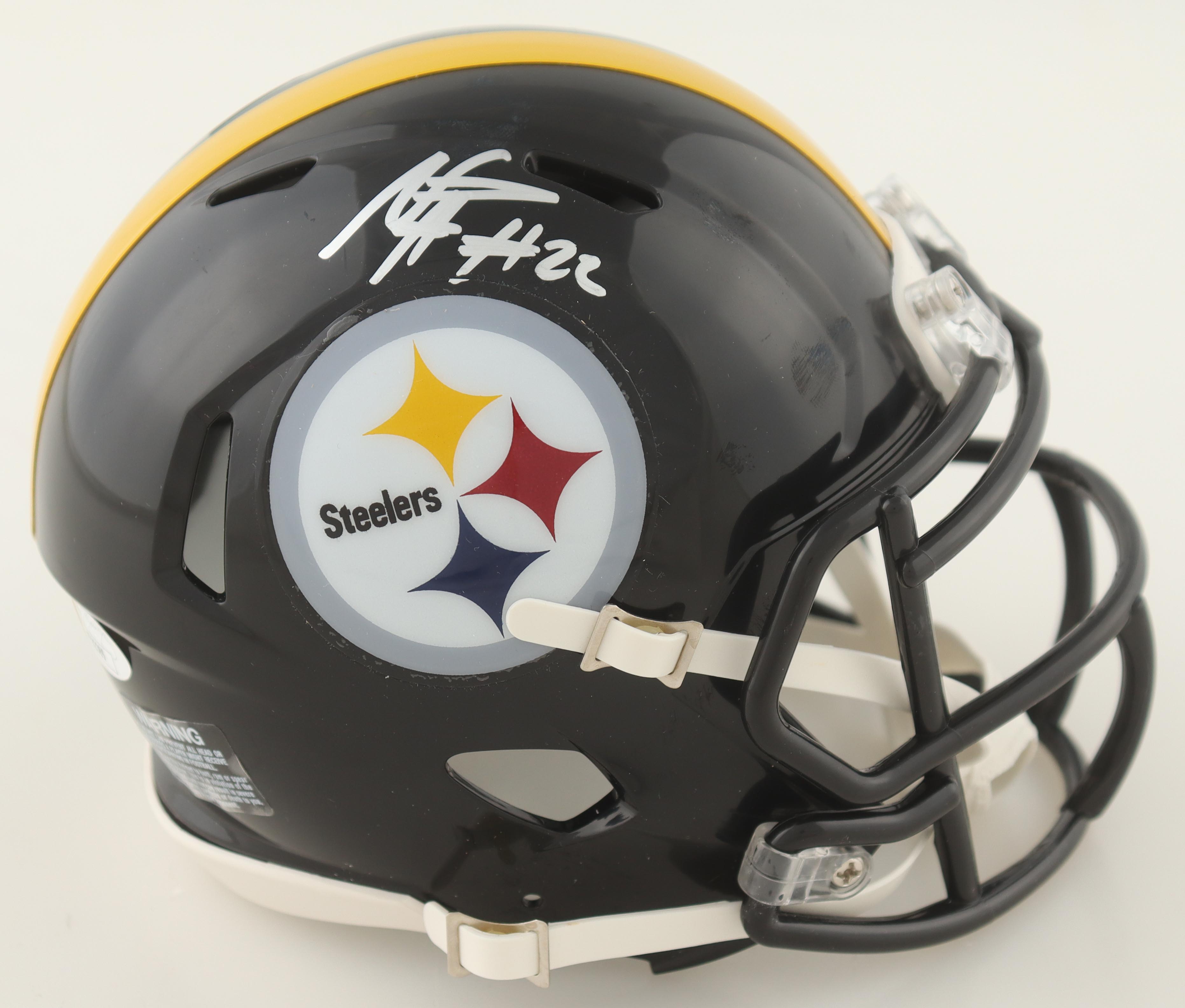 Najee Harris Signed Steelers Speed Mini Helmet (JSA) at PristineAuction.com Najee Harris Signed Steelers Speed Mini Helmet (JSA) at PristineAuction.com