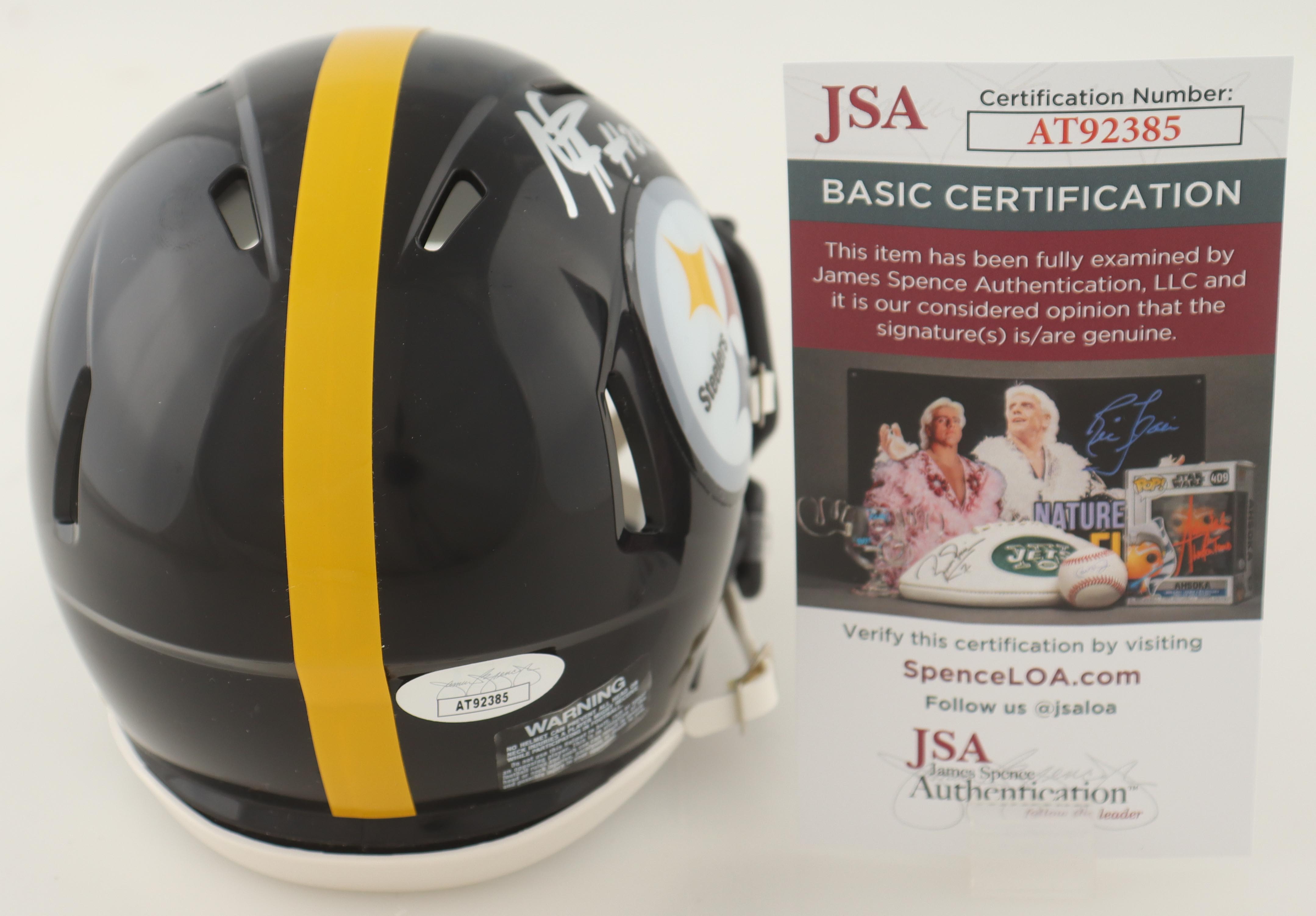 Najee Harris Signed Steelers Speed Mini Helmet (JSA) at PristineAuction.com Najee Harris Signed Steelers Speed Mini Helmet (JSA) at PristineAuction.com