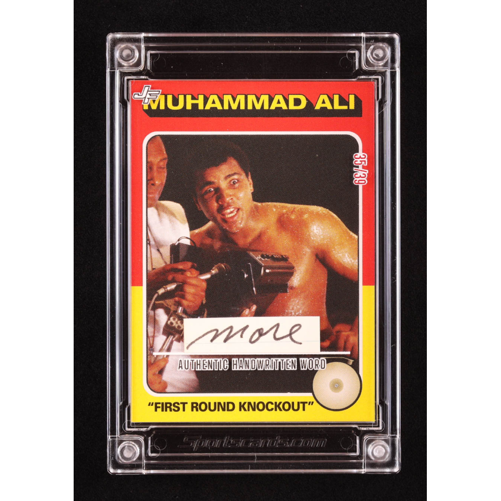 Muhammad Ali 2023-24 Sportscards.com Jersey Fusion Game-Used Swatch # ...