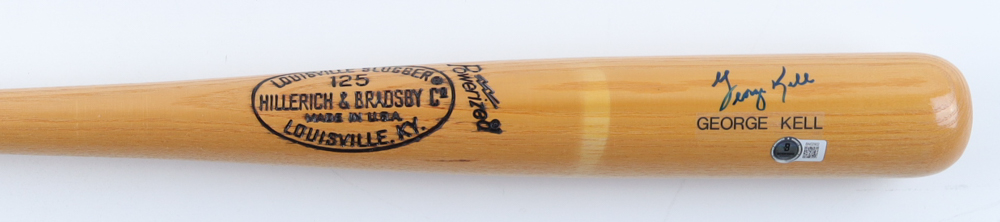 George Kell Signed Louisville Slugger Hillerich & Bradsby Player Model Baseball Bat (Beckett) at PristineAuction.com George Kell Signed Louisville Slugger Hillerich & Bradsby Player Model Baseball Bat (Beckett) at PristineAuction.com