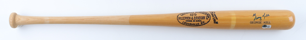 George Kell Signed Louisville Slugger Hillerich & Bradsby Player Model Baseball Bat (Beckett) at PristineAuction.com George Kell Signed Louisville Slugger Hillerich & Bradsby Player Model Baseball Bat (Beckett) at PristineAuction.com