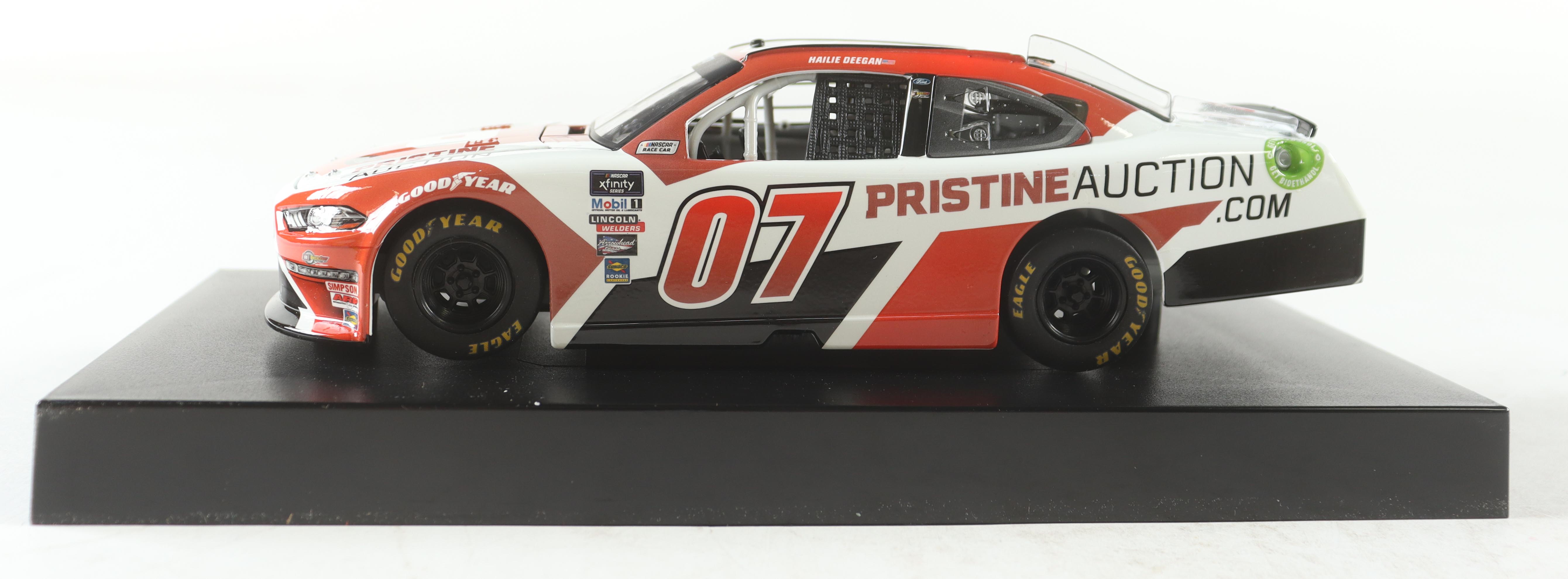 Hailie Deegan Signed LE NASCAR #07 | Xfinity Series | Pristine Auction 2022 Mustang - 1:24 Premium Action Diecast Car (Deegan) at PristineAuction.com Hailie Deegan Signed LE NASCAR #07 | Xfinity Series | Pristine Auction 2022 Mustang - 1:24 Premium Action Diecast Car (Deegan) at PristineAuction.com